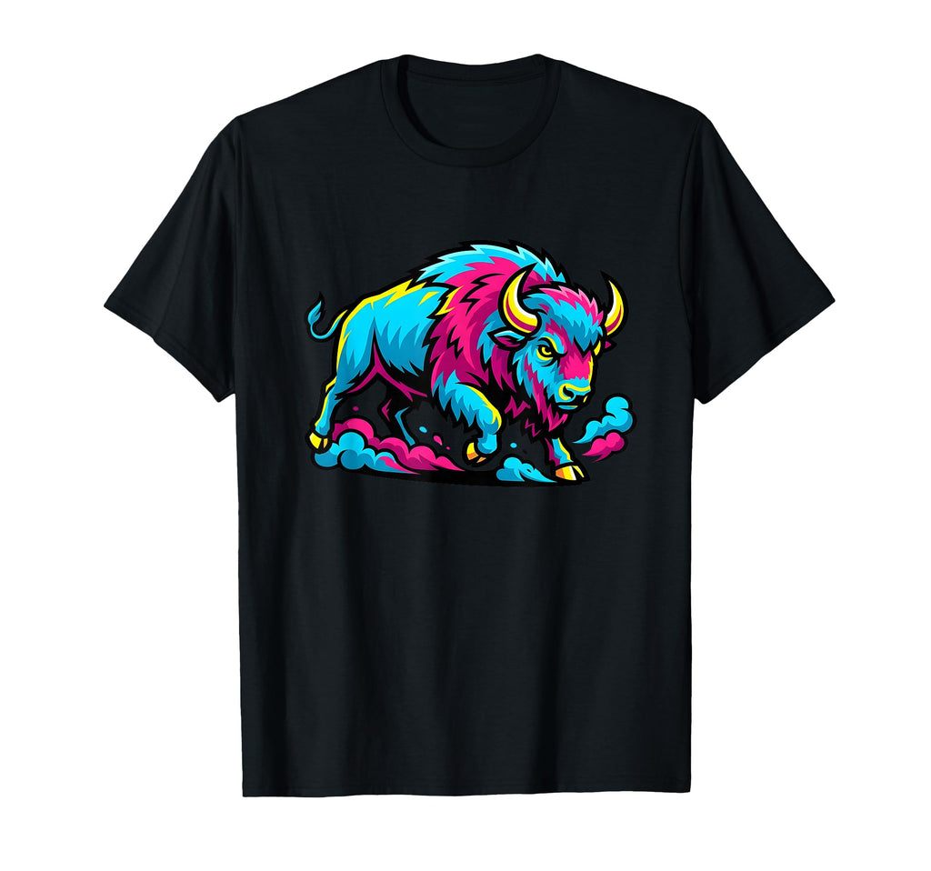 Bison Funny Buffalo T-Shirt - Aesthetic Graphic Men Women - T-Shirt, Sweatshirt, Hoodie