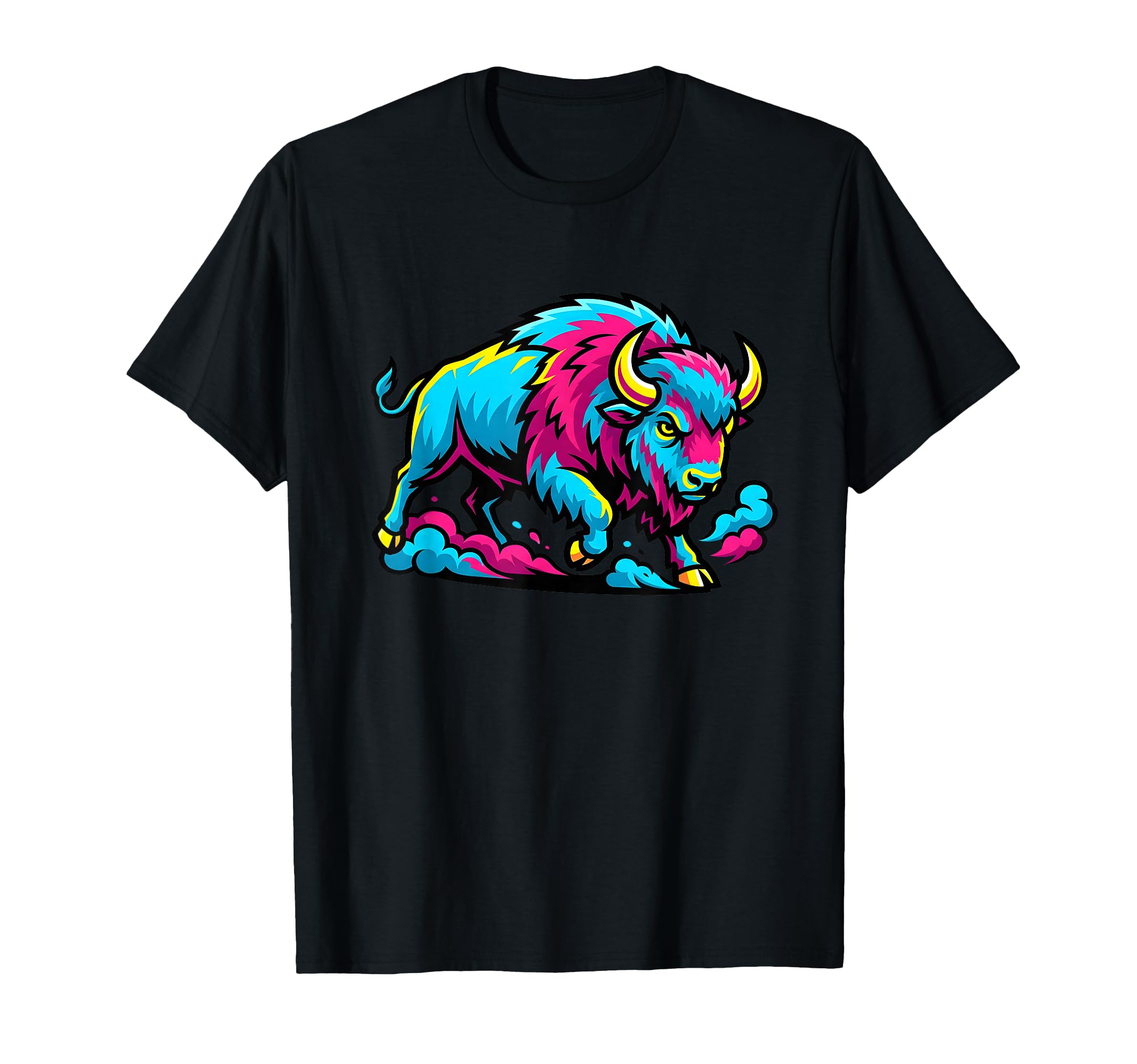 Bison Funny Buffalo T-Shirt - Aesthetic Graphic Men Women - T-Shirt, Sweatshirt, Hoodie