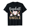 Baseball Heart Uncle Baseball Player T-Shirt - Minimalist Print Unisex - T-Shirt, Sweatshirt, Hoodie