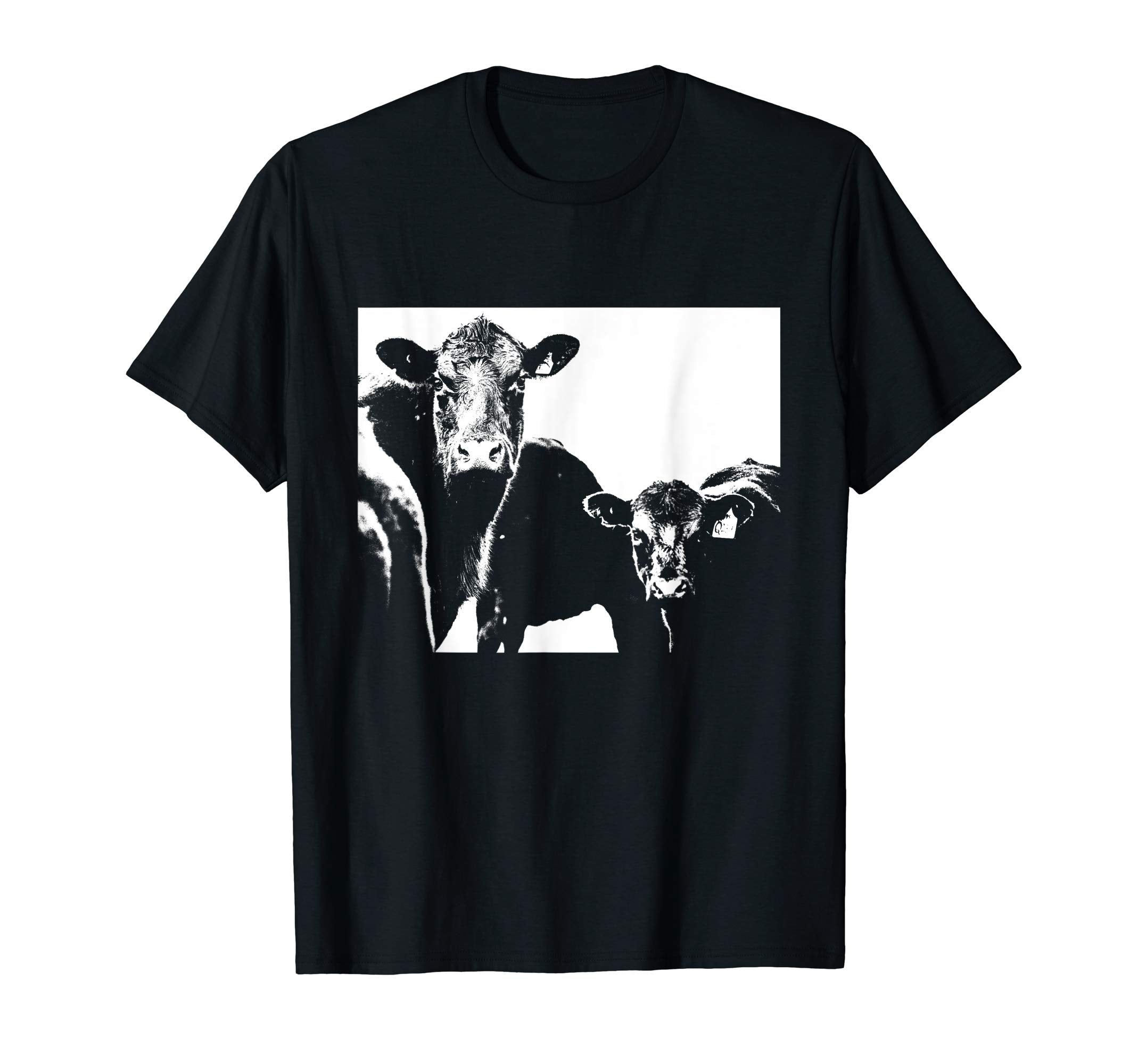 Cow Cattle Farmer Dairy Cows Animal T-Shirt - Custom Art Print Men Women - T-Shirt, Sweatshirt, Hoodie