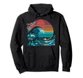 Big Wave Vaporwave Aesthetic 80S Anime Hoodie - Unique Graphic Men Women - T-Shirt, Sweatshirt, Hoodie