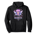 Disconnected Cyber Emo Fantasy Y2K Pixel Hoodie - Minimalist Print Unisex - T-Shirt, Sweatshirt, Hoodie