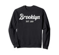 Brooklyn New York Distressed Sweatshirt - Fun Novelty Design for Adults - T-Shirt, Sweatshirt, Hoodie