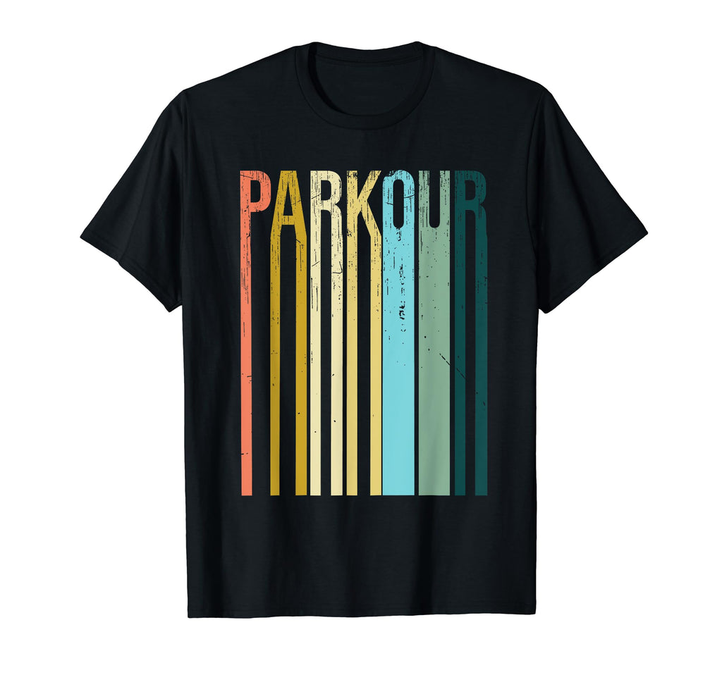 Distressed Rainbow Parkour T-Shirt - Custom Art Print Unisex - T-Shirt, Sweatshirt, Hoodie