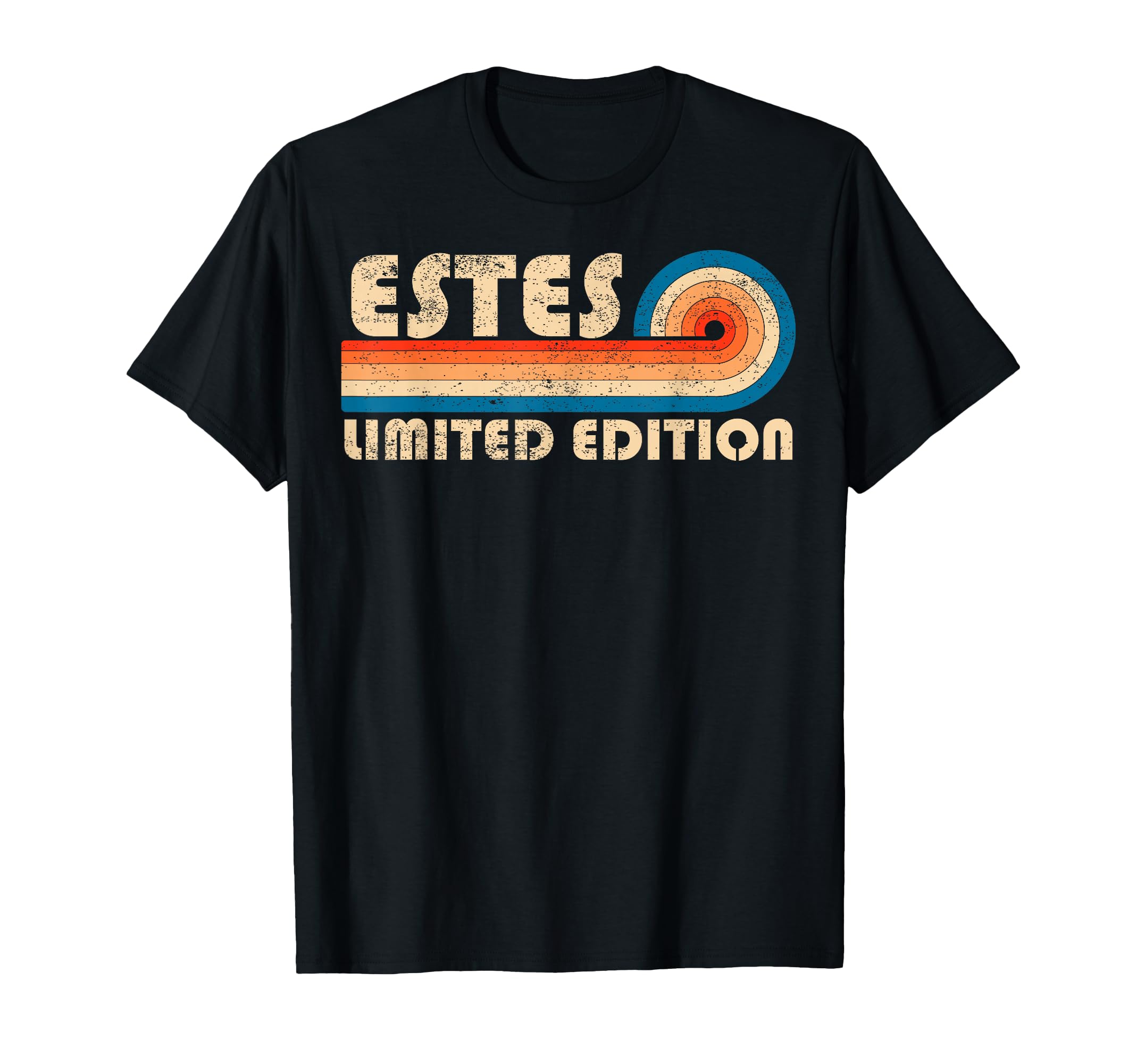 Estes 70S 80S Sunset Stripe T-Shirt - Graphic Print for Adults - T-Shirt, Sweatshirt, Hoodie