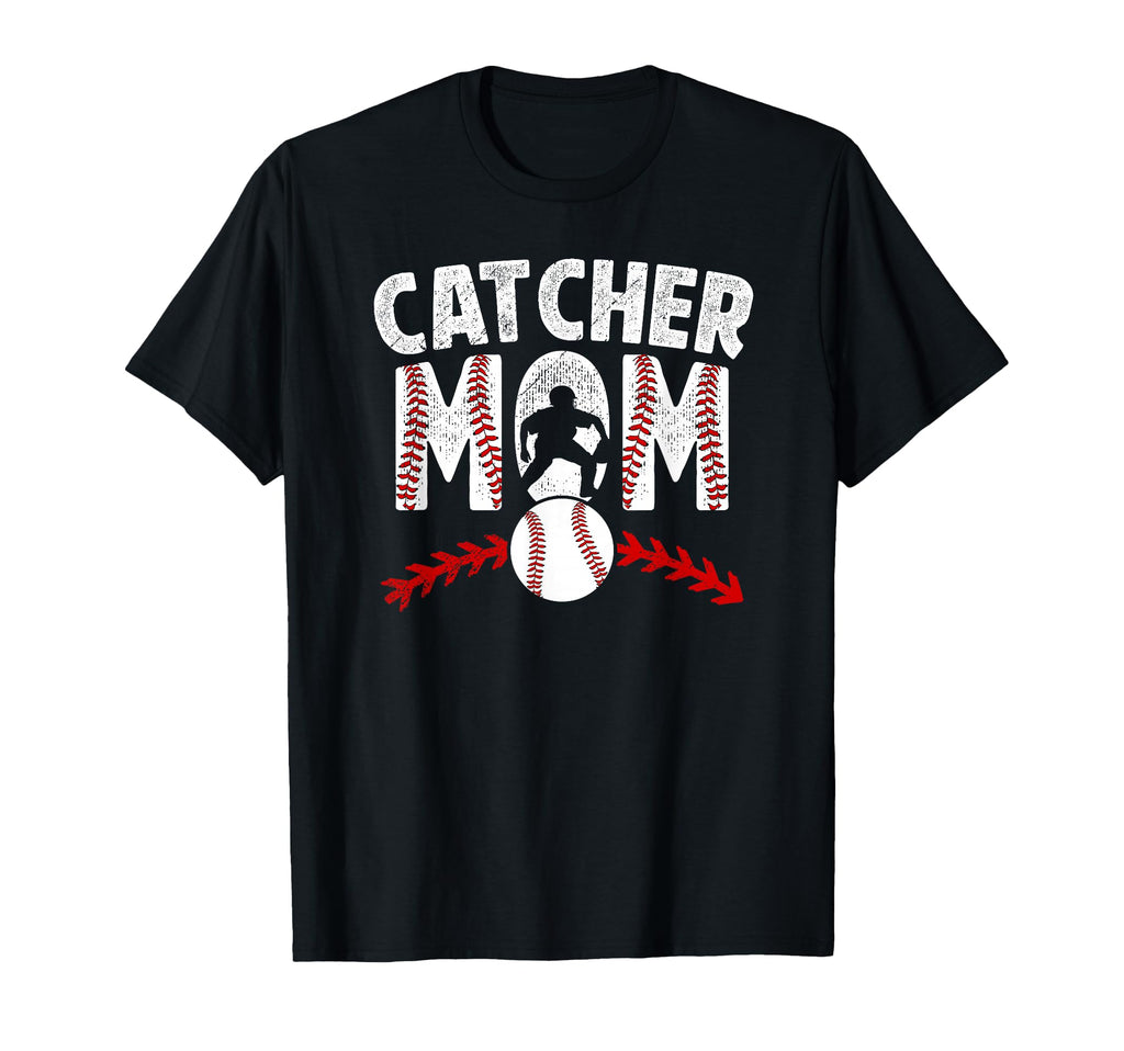 Baseball Catcher Mom Baseball Catcher T-Shirt - Novelty Apparel Men Women - T-Shirt, Sweatshirt, Hoodie