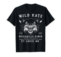Wild Katz Rockabilly Diner 1950S T-Shirt - Streetwear Style for Adults - T-Shirt, Sweatshirt, Hoodie