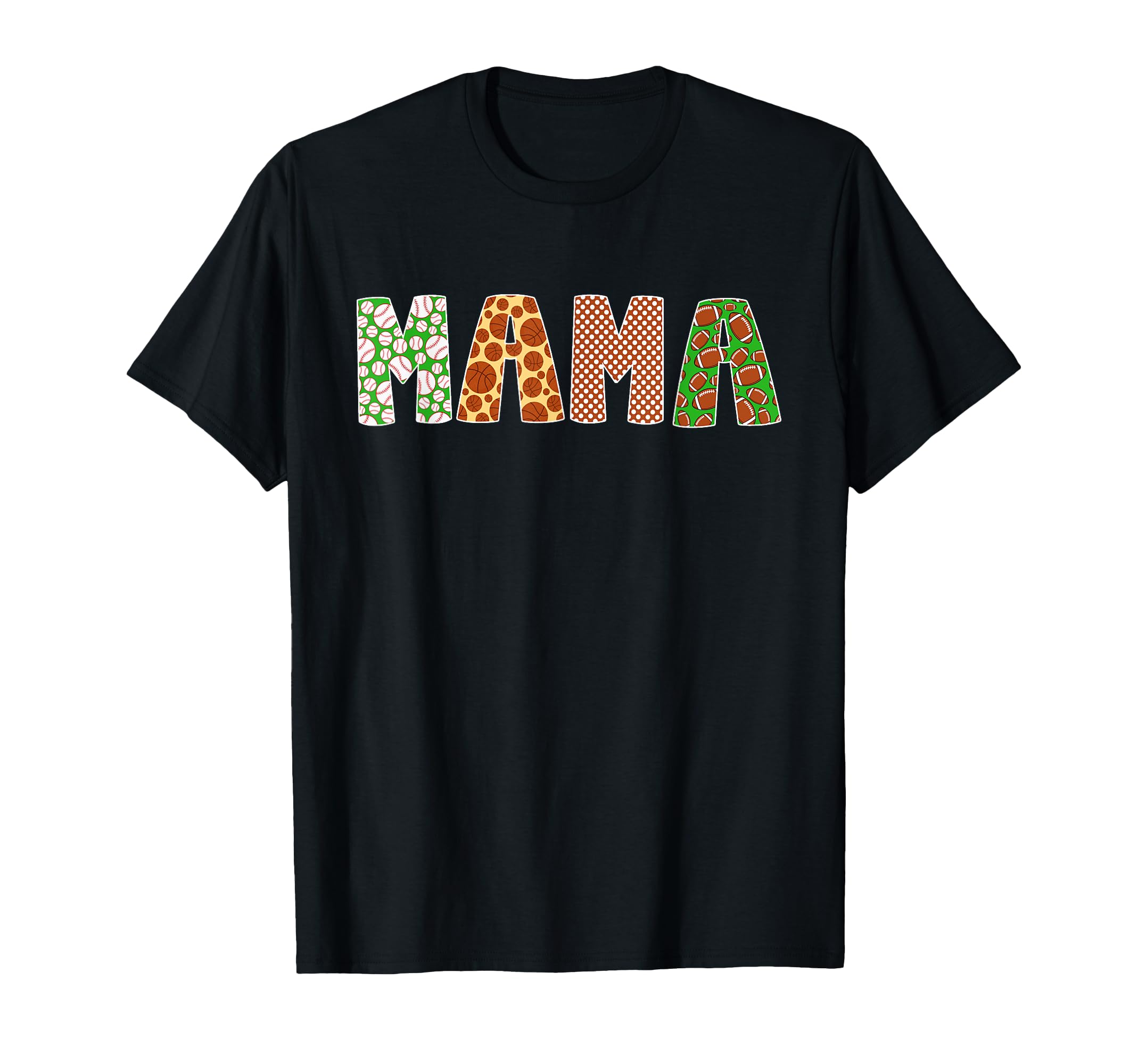 Sports Baller Mom Mama Birthday Party T-Shirt - Trendy Graphic Men Women - T-Shirt, Sweatshirt, Hoodie