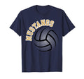 Mustangs Volleyball Mom Game Day Gold T-Shirt - Minimalist Print Men Women - T-Shirt, Sweatshirt, Hoodie