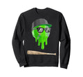 Baseball Ice Cream Drip Gamer Gifts T-Shirt - Trendy Graphic Unisex - T-Shirt, Sweatshirt, Hoodie