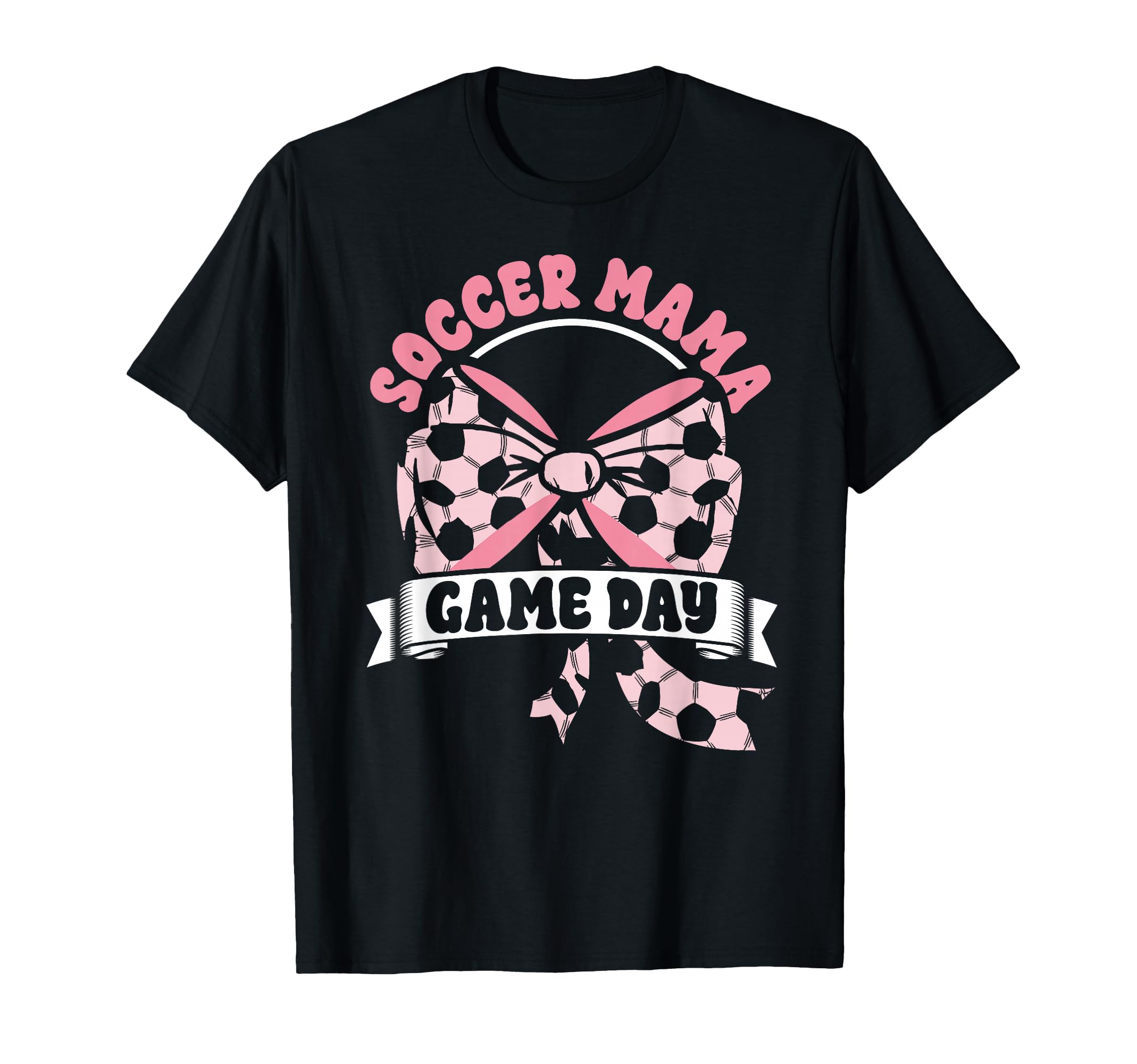 Soccer Mama Coquette Bow Game T-Shirt - Casual Everyday Wear for Adults - T-Shirt, Sweatshirt, Hoodie