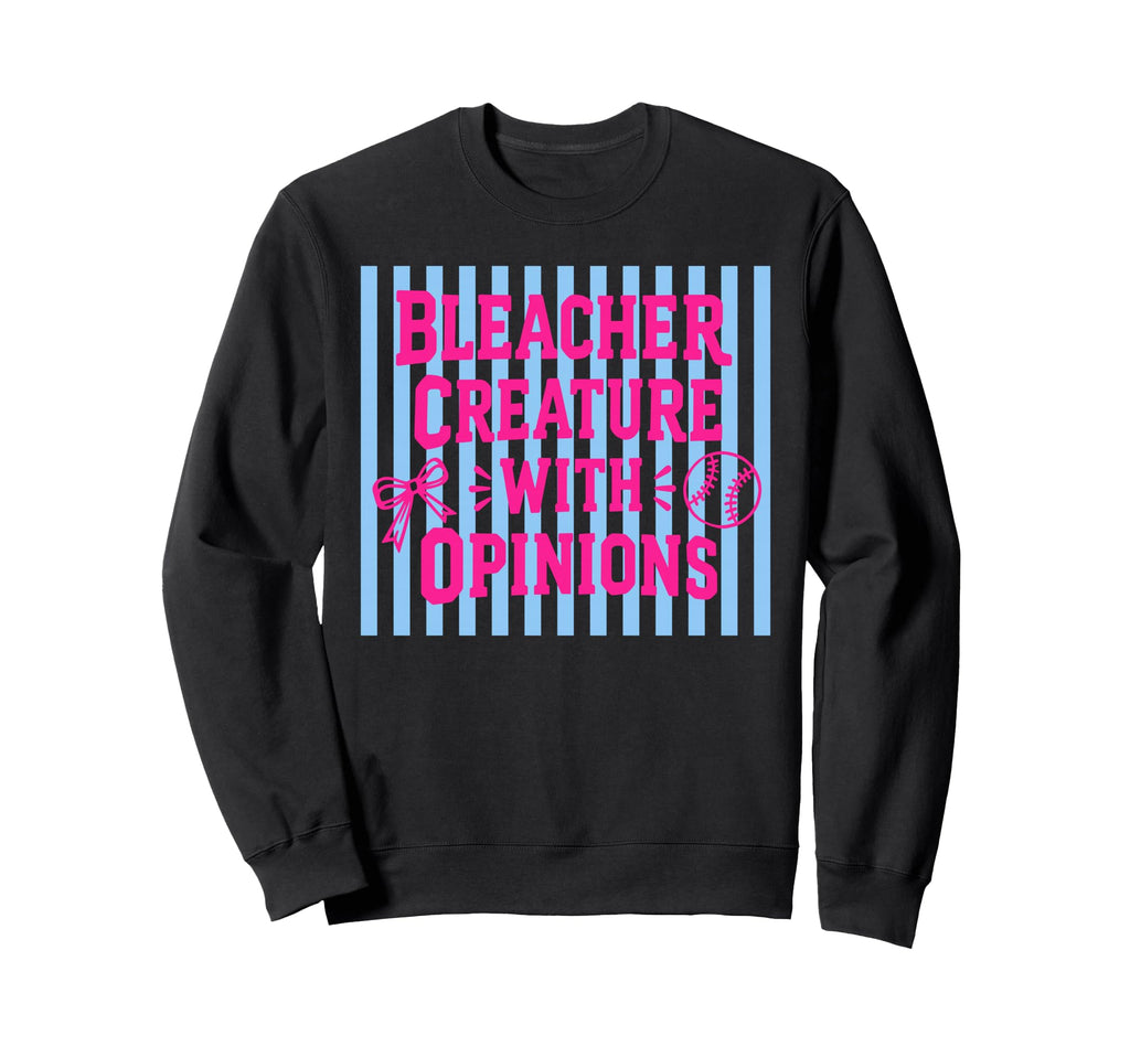 Bleacher Creature Opinions Funny Sweatshirt - Aesthetic Graphic Men Women - T-Shirt, Sweatshirt, Hoodie
