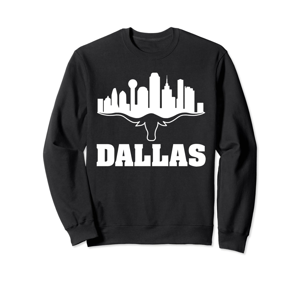 Dallas Texas Dallas Skyline Sweatshirt - Fun Novelty Design Men Women - T-Shirt, Sweatshirt, Hoodie