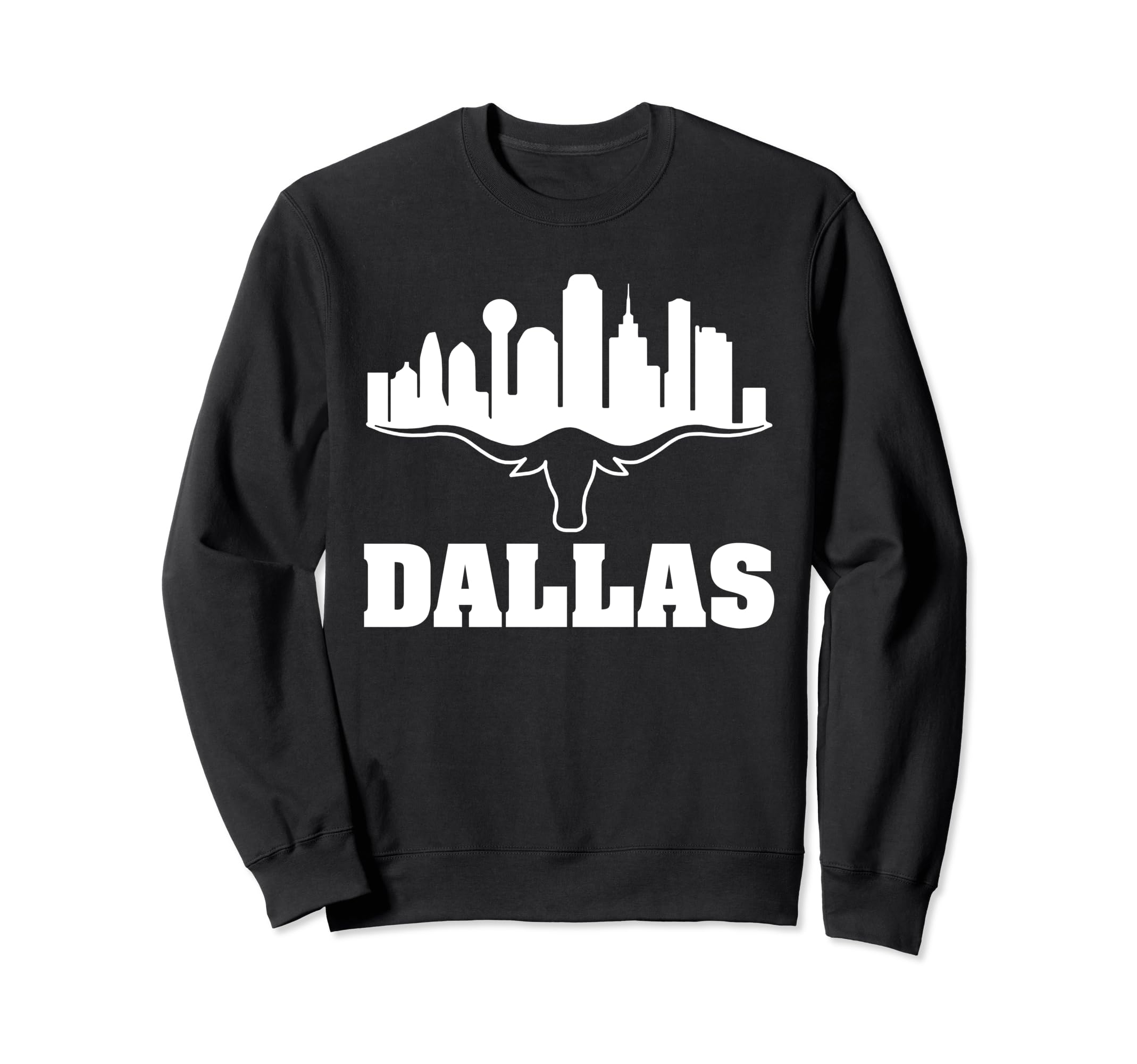 Dallas Texas Dallas Skyline Sweatshirt - Fun Novelty Design Men Women - T-Shirt, Sweatshirt, Hoodie
