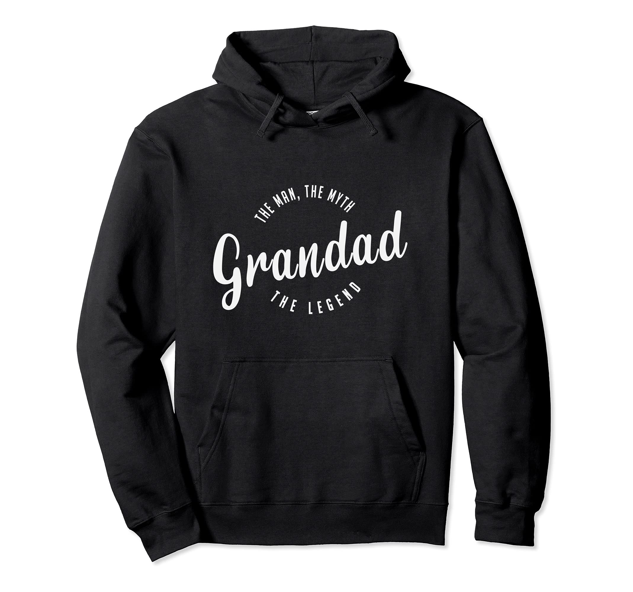 Grandad Myth Legend Distressed Hoodie - Novelty Apparel Men Women - T-Shirt, Sweatshirt, Hoodie