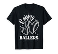 Raising Ballers Baseball Mom Heart T-Shirt - Aesthetic Graphic Men Women - T-Shirt, Sweatshirt, Hoodie