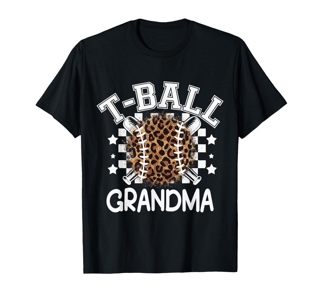 T Ball Teeball Grandma Leopard Cheetah T-Shirt - Novelty Apparel Men Women - T-Shirt, Sweatshirt, Hoodie