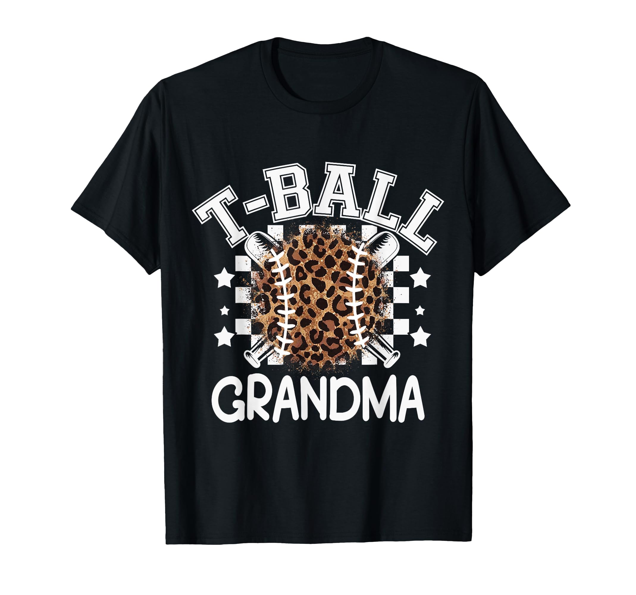 T Ball Teeball Grandma Leopard Cheetah T-Shirt - Novelty Apparel Men Women - T-Shirt, Sweatshirt, Hoodie