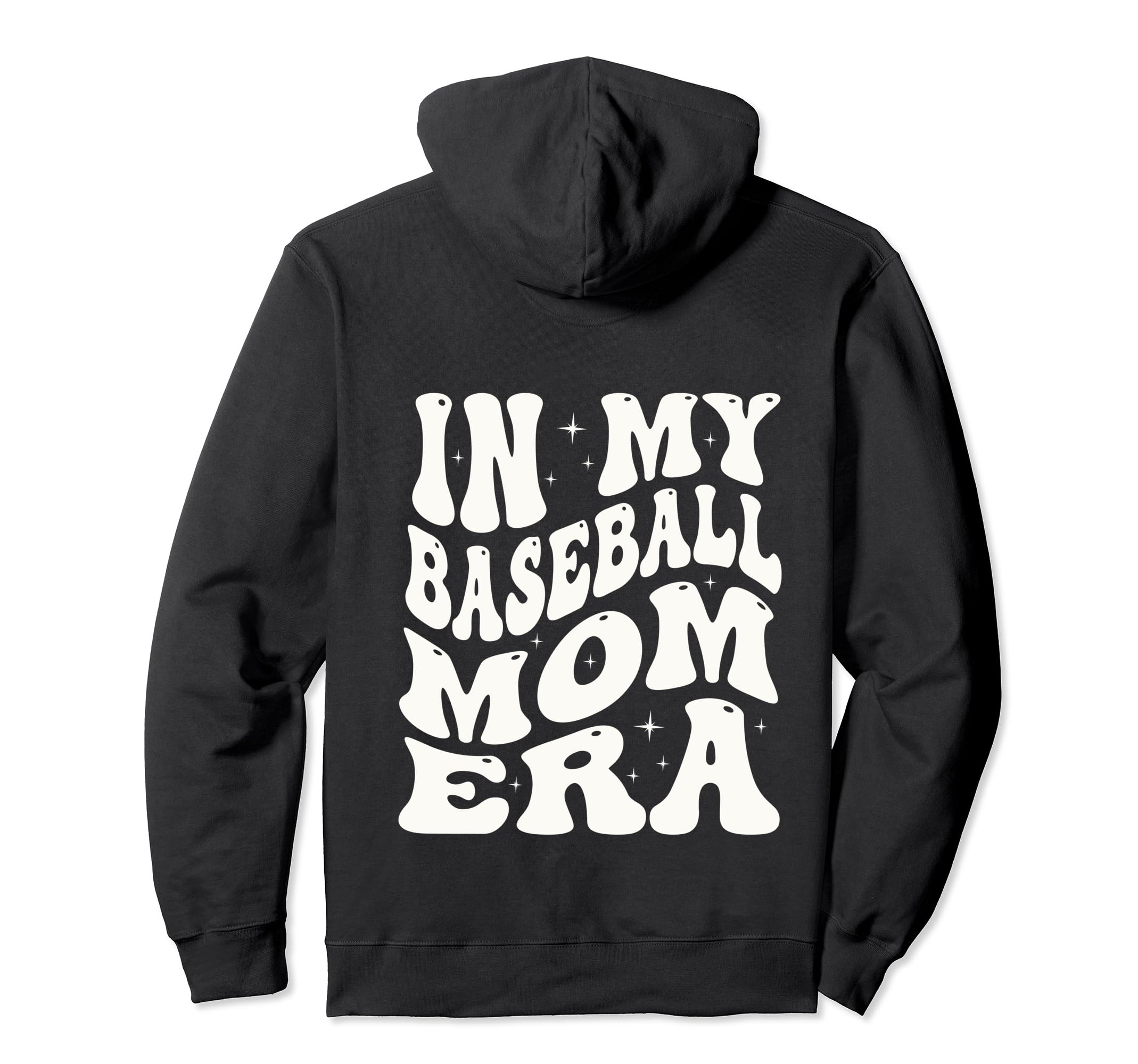 Baseball Mom My Baseball Mom Era Mama Hoodie - Graphic Print Men Women - T-Shirt, Sweatshirt, Hoodie