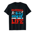 Baseball Is Way Life Baseball Player T-Shirt - Trendy Graphic for Adults - T-Shirt, Sweatshirt, Hoodie