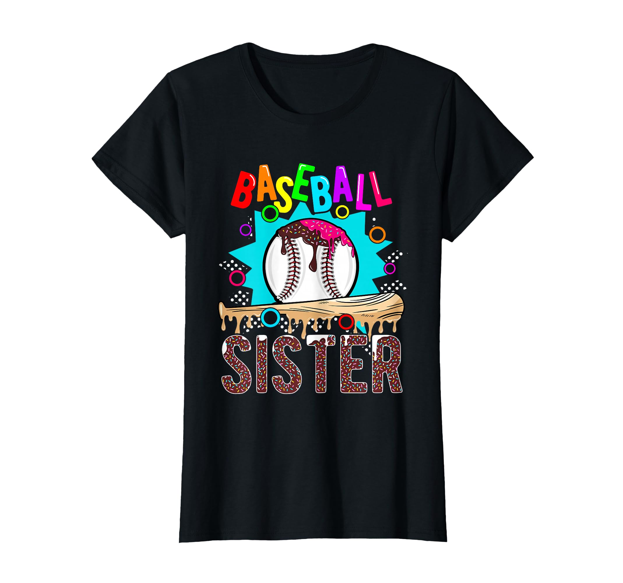 Baseball Sister Baseball Sister T-Shirt - Custom Art Print for Adults - T-Shirt, Sweatshirt, Hoodie