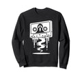 Ghost Cassette Tape Melting Spooky Sweatshirt - Minimalist Print Unisex - T-Shirt, Sweatshirt, Hoodie