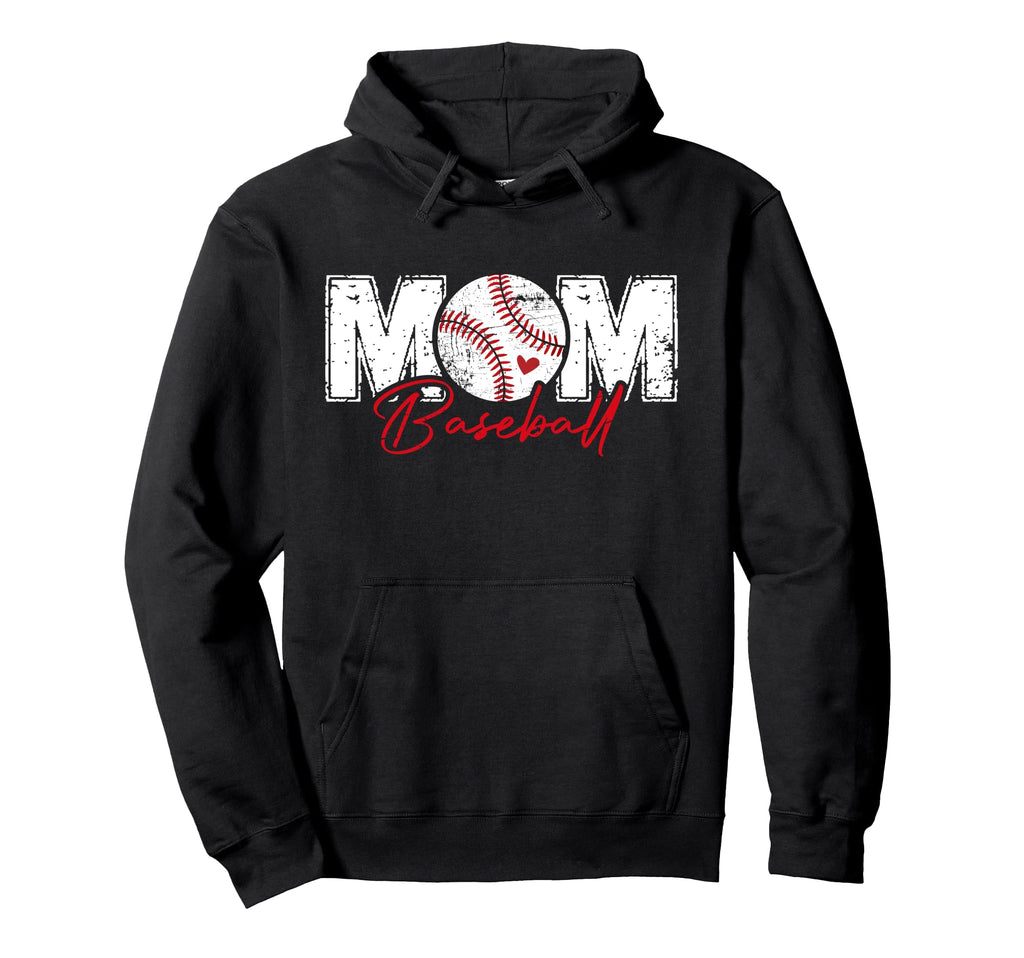 Baseball Mom Mothers Day Hoodie - Custom Art Print for Adults - T-Shirt, Sweatshirt, Hoodie
