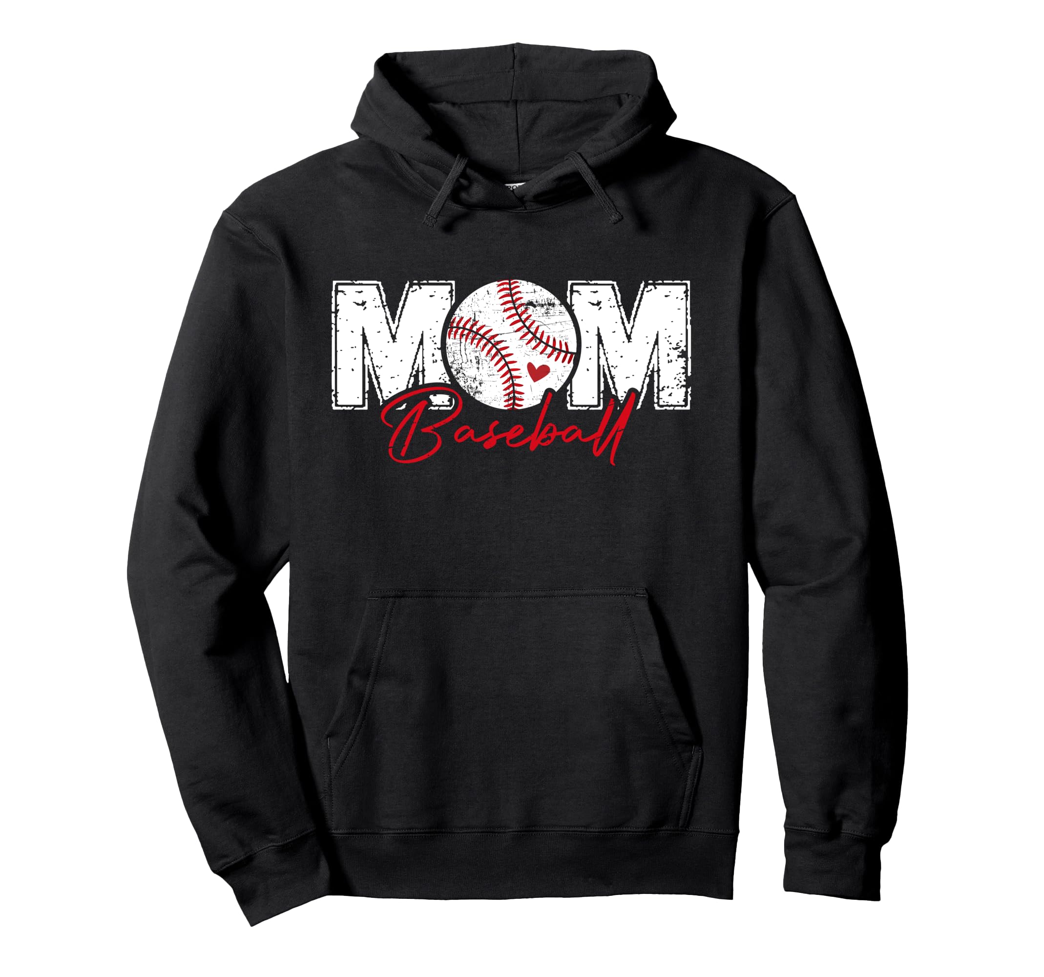 Baseball Mom Mothers Day Hoodie - Custom Art Print for Adults - T-Shirt, Sweatshirt, Hoodie