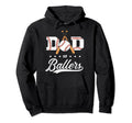 Dad Ballers Dad Baseball Players Hoodie - Casual Everyday Wear Men Women - T-Shirt, Sweatshirt, Hoodie
