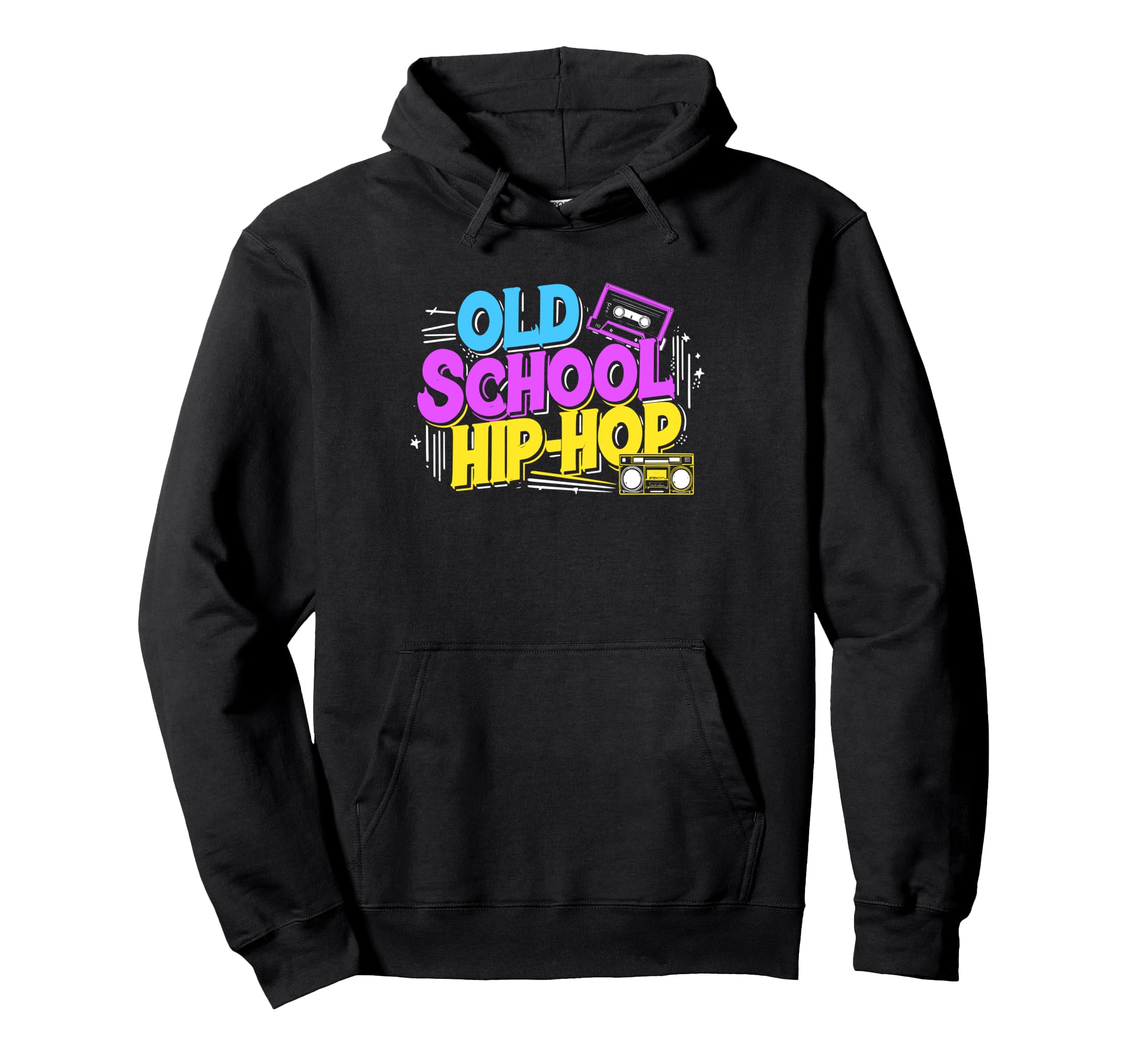 Old School Hip Hop 80S 90S Graffiti Hoodie - Streetwear Style for Adults - T-Shirt, Sweatshirt, Hoodie