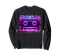 90S Cassette Tape Purple Cassette Sweatshirt - Fun Novelty Design Unisex - T-Shirt, Sweatshirt, Hoodie
