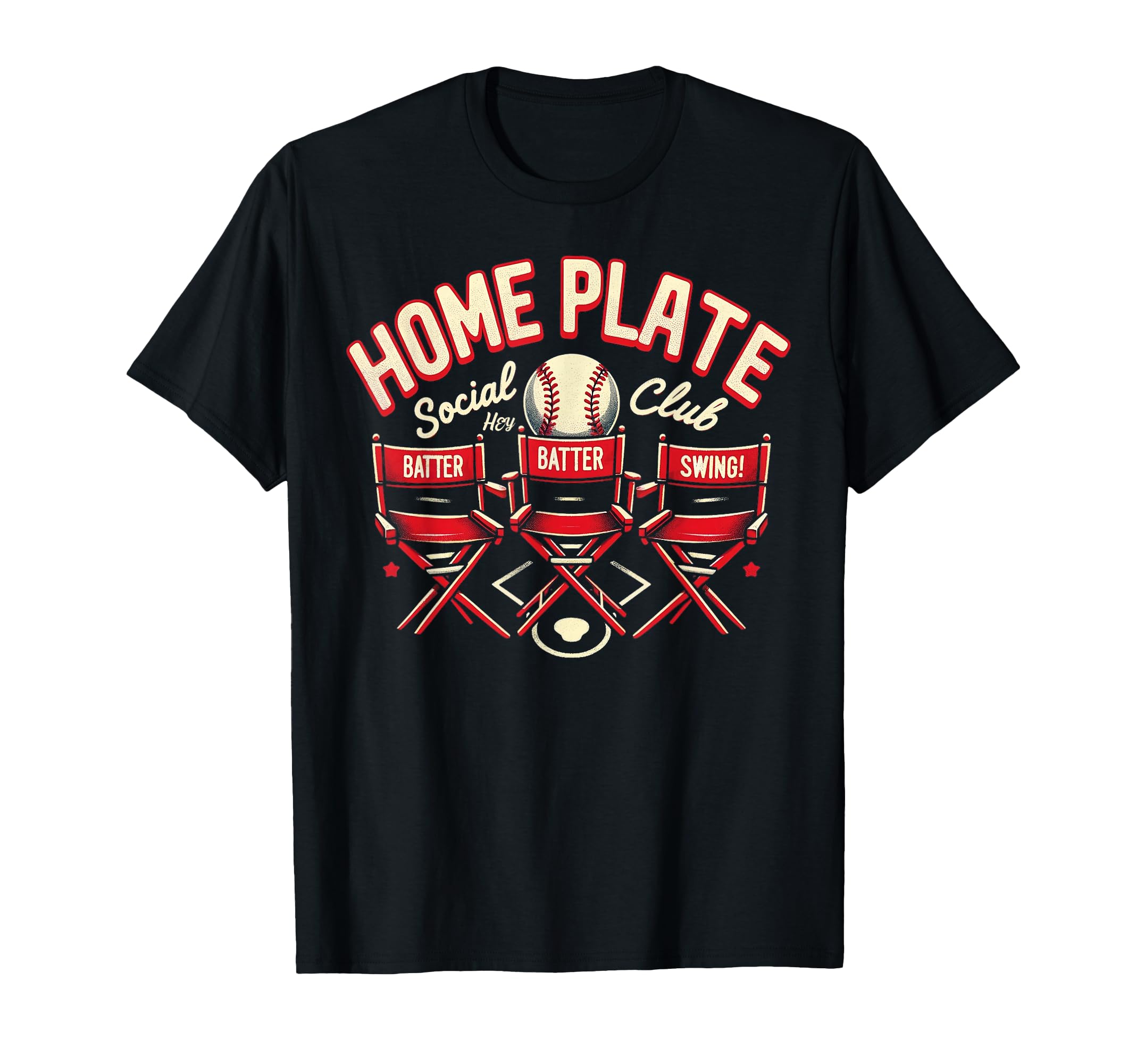 Home Plate Social Club Baseball Softball T-Shirt - Novelty Apparel Unisex - T-Shirt, Sweatshirt, Hoodie