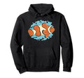 Clownfish Distressed Clown Fish Hoodie - Novelty Apparel Men Women - T-Shirt, Sweatshirt, Hoodie