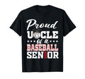 Proud Uncle Baseball Senior 2026 T-Shirt - Custom Art Print Unisex - T-Shirt, Sweatshirt, Hoodie