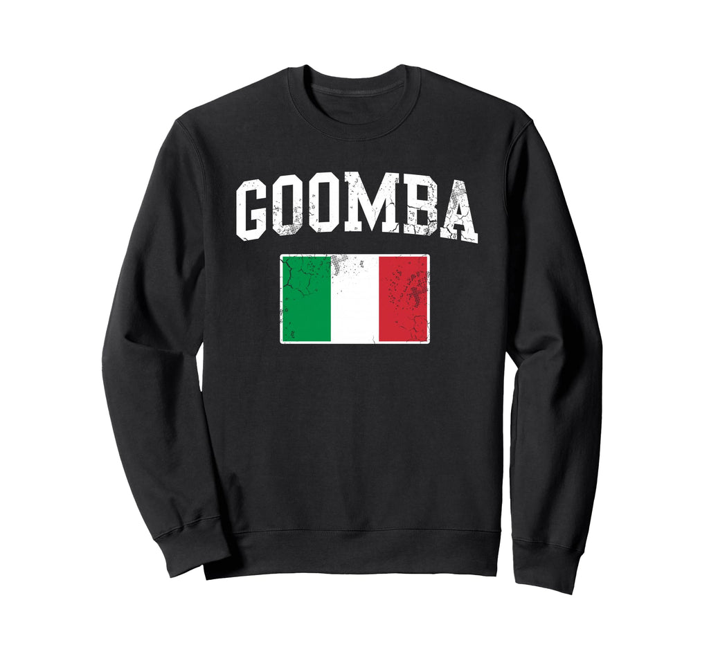 Goomba Italian Flag Italia Sweatshirt - Custom Art Print Men Women - T-Shirt, Sweatshirt, Hoodie