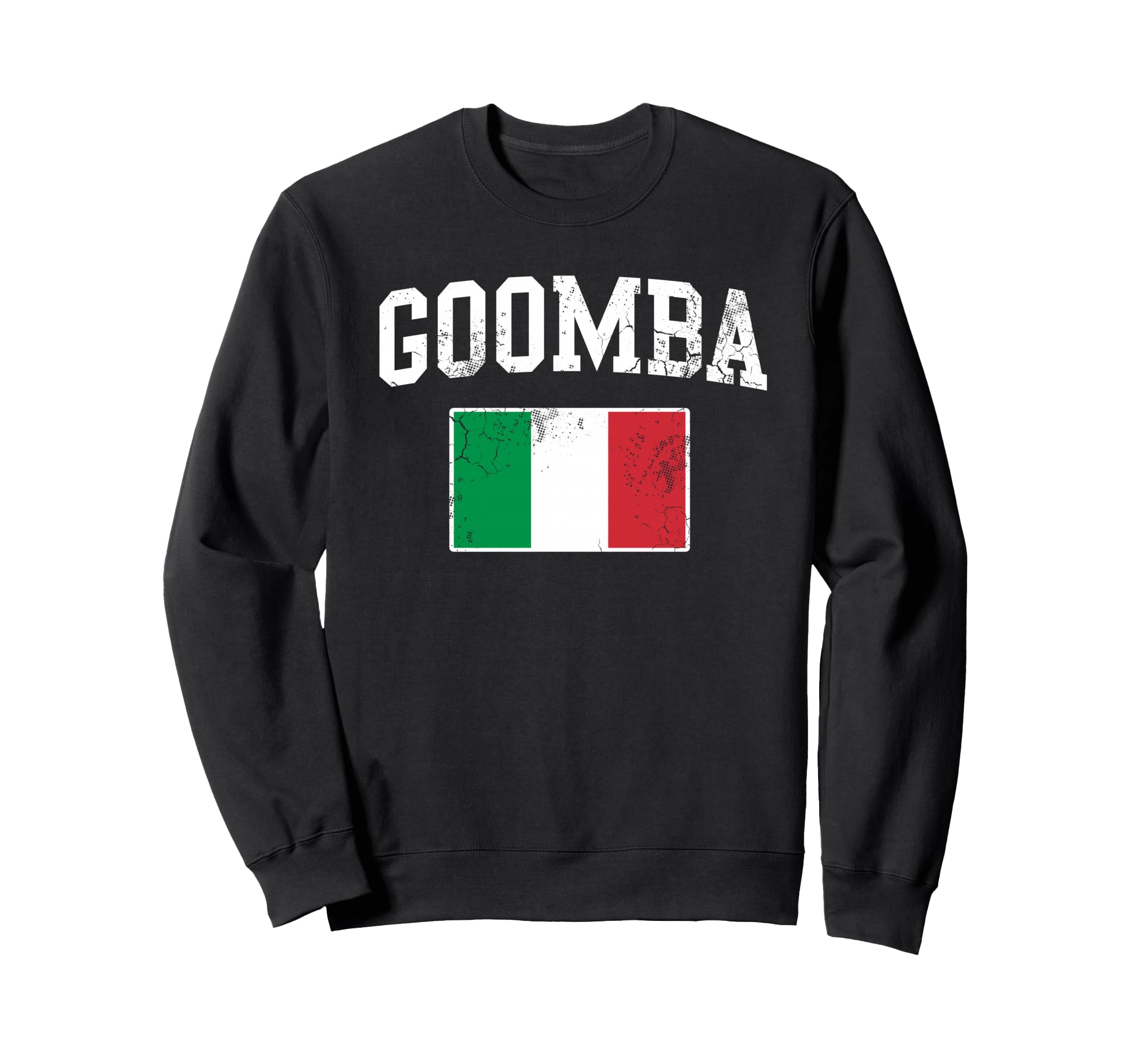 Goomba Italian Flag Italia Sweatshirt - Custom Art Print Men Women - T-Shirt, Sweatshirt, Hoodie