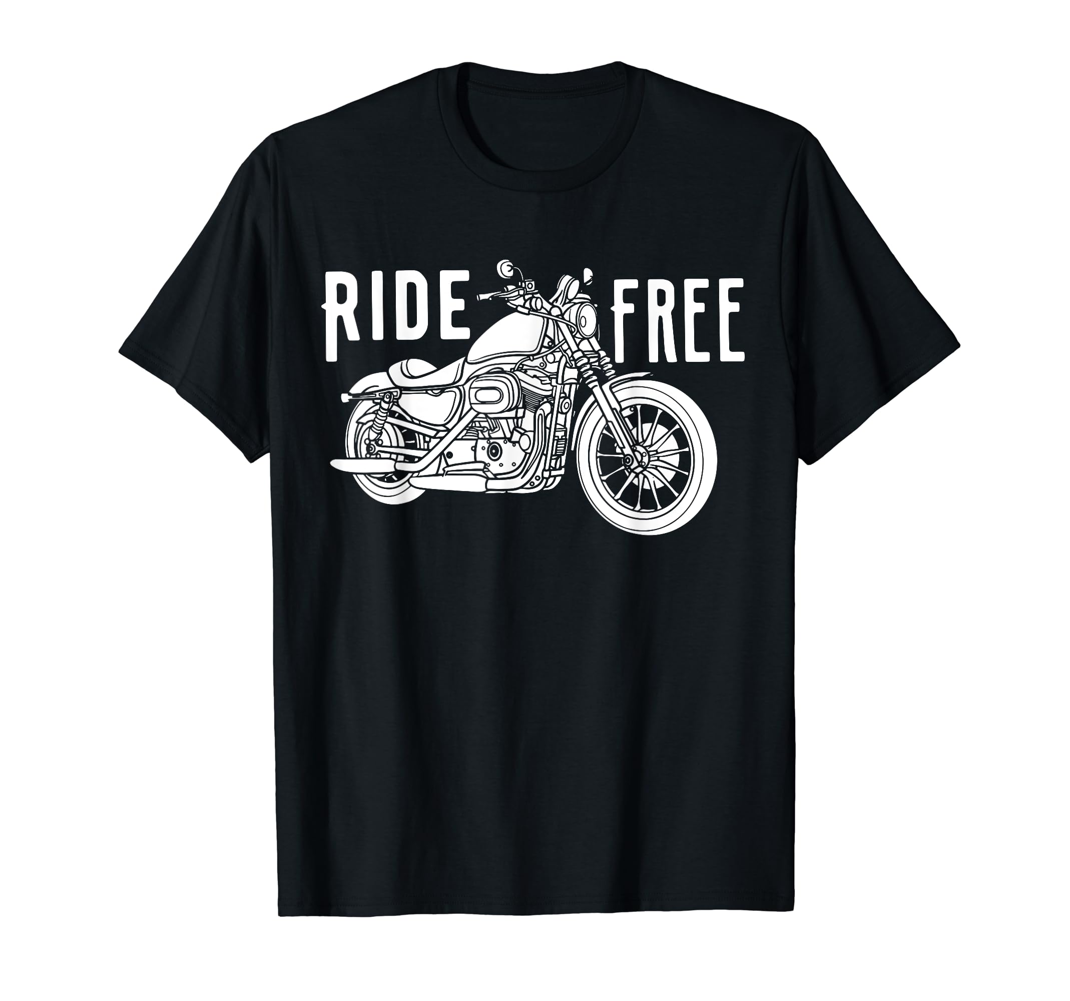 Distressed Motorcycles Bikers Gifts Sweatshirt - Graphic Print Men Women - T-Shirt, Sweatshirt, Hoodie