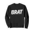 Brat Y2K Aesthetic 90S Punk Star Sweatshirt - Minimalist Print for Adults - T-Shirt, Sweatshirt, Hoodie