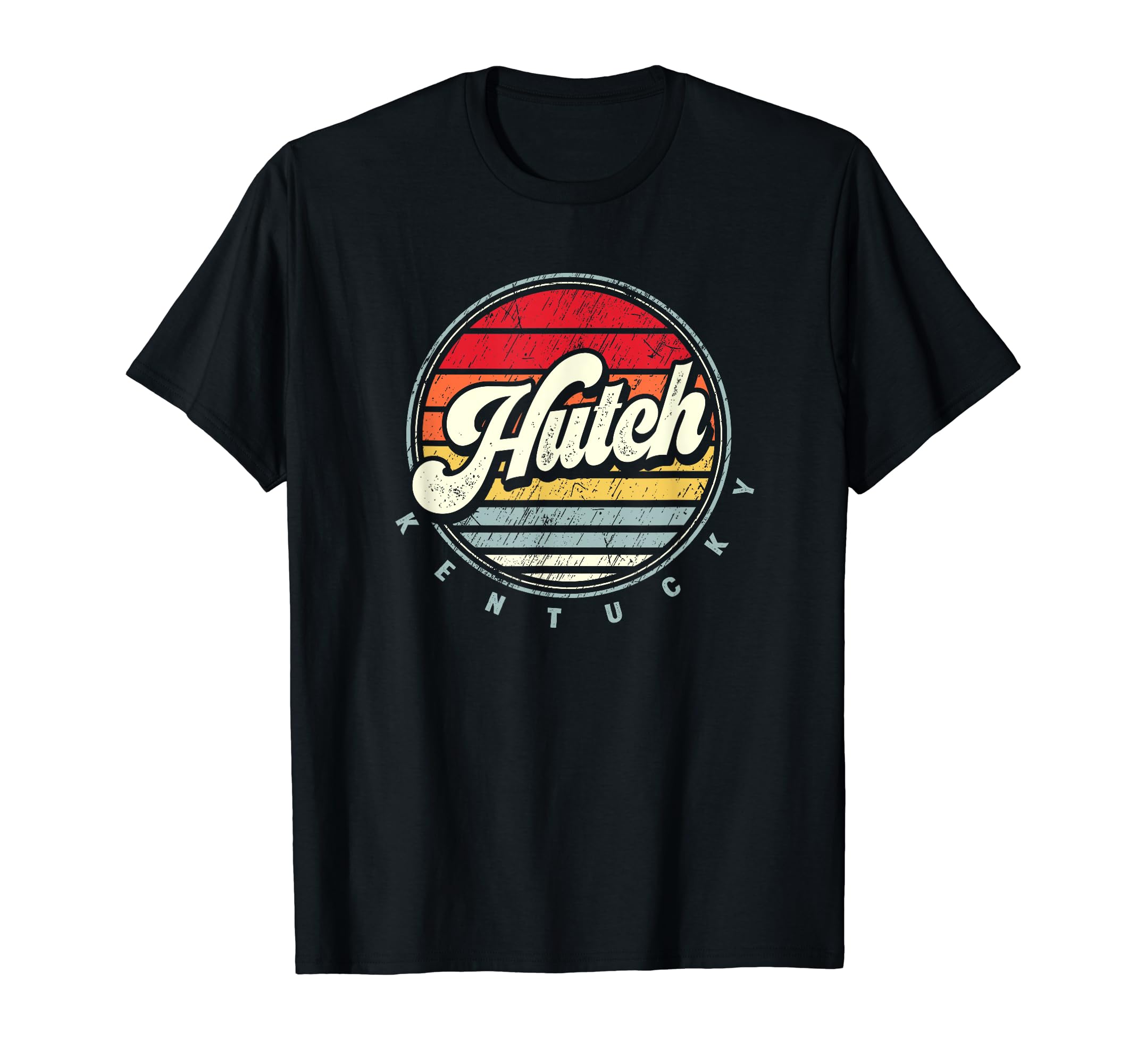 Hutch Home State 70S Sunset T-Shirt - Casual Everyday Wear Men Women - T-Shirt, Sweatshirt, Hoodie