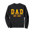 Dad Est 1984 Funny Sports Year Sweatshirt - Minimalist Print Men Women - T-Shirt, Sweatshirt, Hoodie
