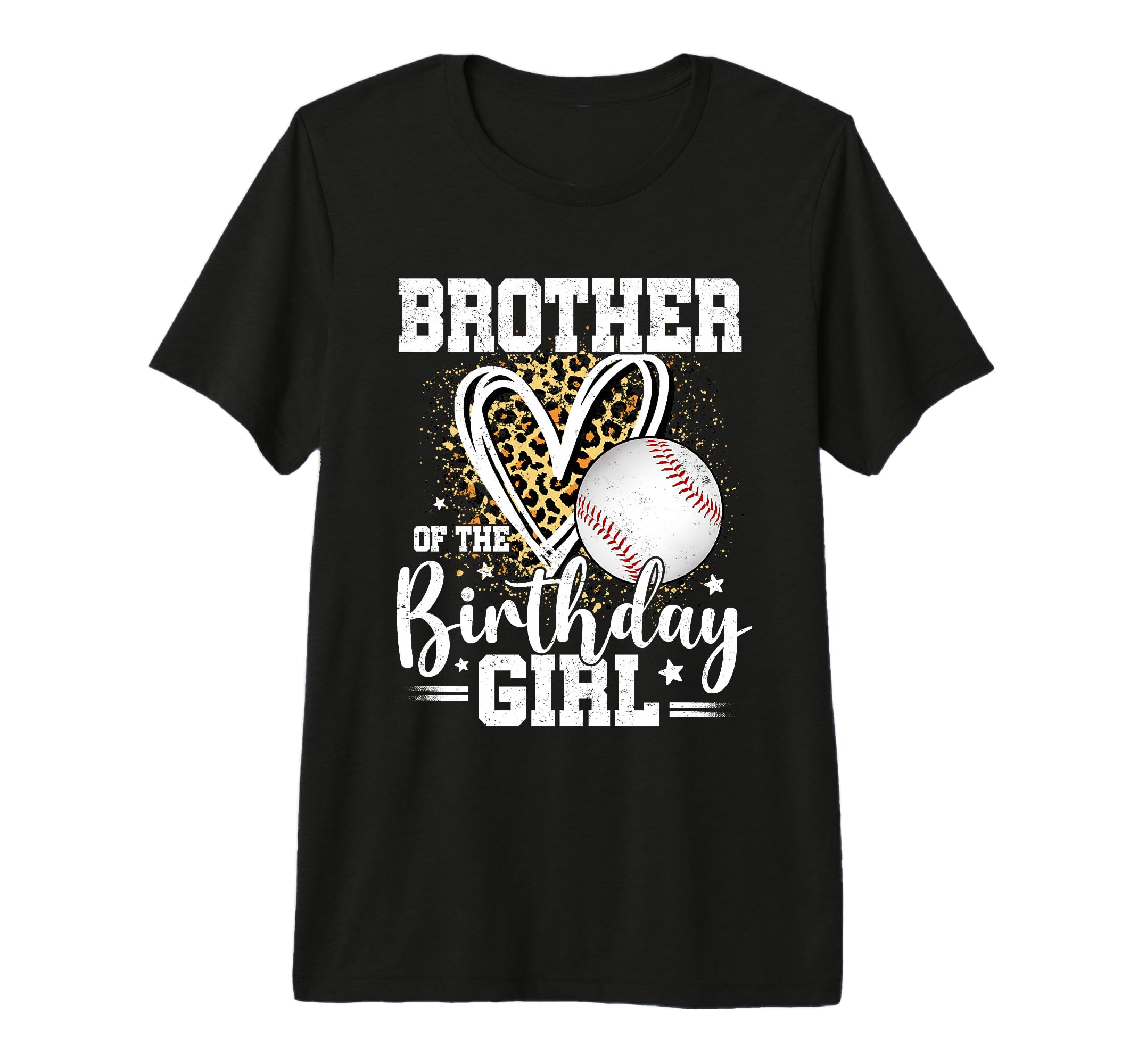 Brother Birthday Baseball Brother T-Shirt - Graphic Print Men Women - T-Shirt, Sweatshirt, Hoodie