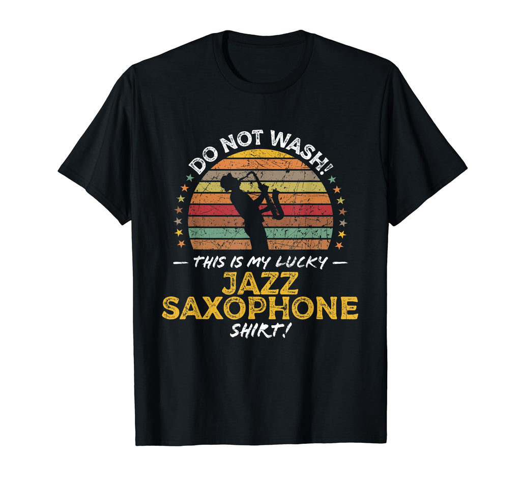 Jazz Saxophone Funny Saxophonist 70S T-Shirt - Novelty Apparel Men Women - T-Shirt, Sweatshirt, Hoodie