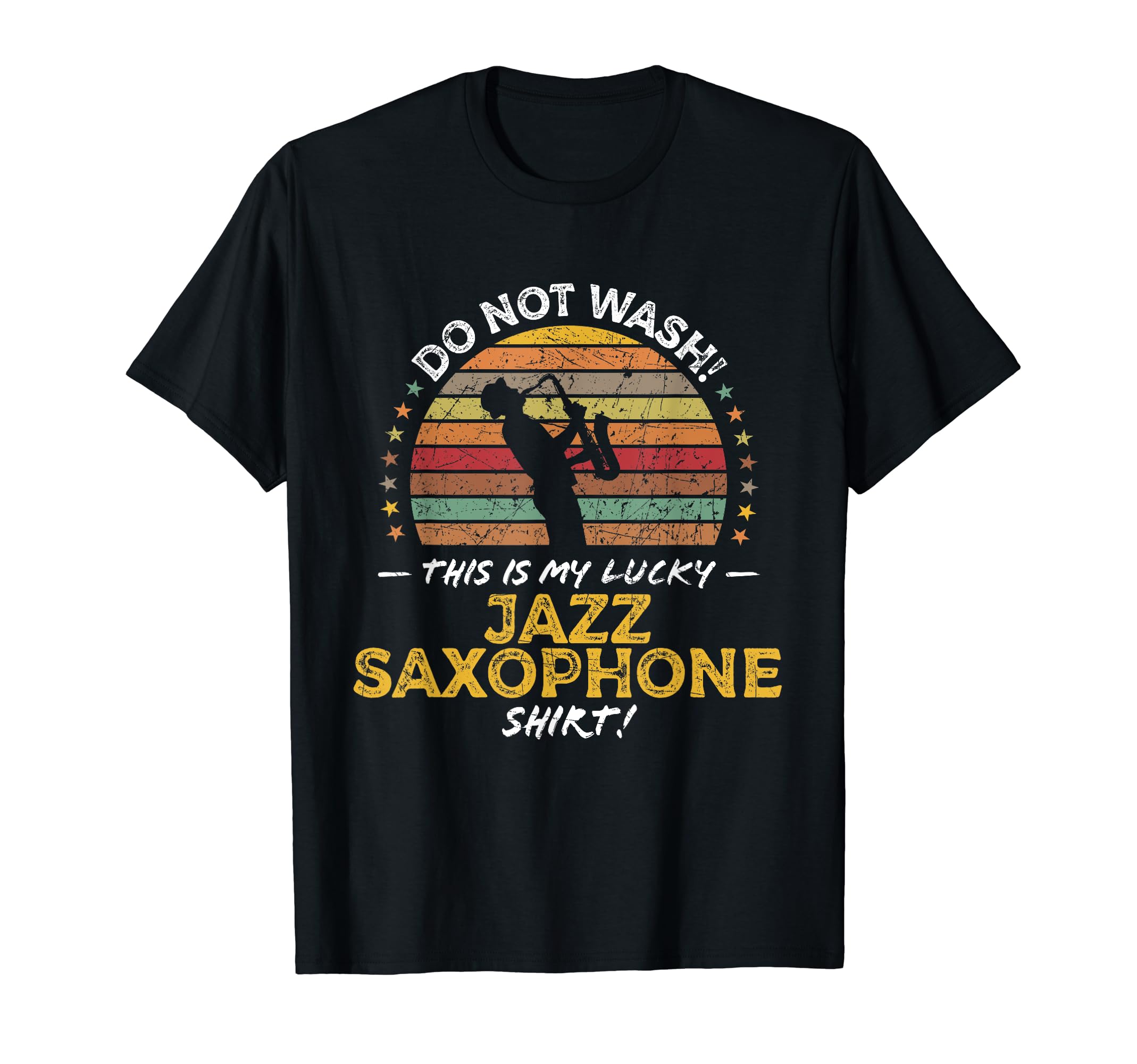 Jazz Saxophone Funny Saxophonist 70S T-Shirt - Novelty Apparel Men Women - T-Shirt, Sweatshirt, Hoodie