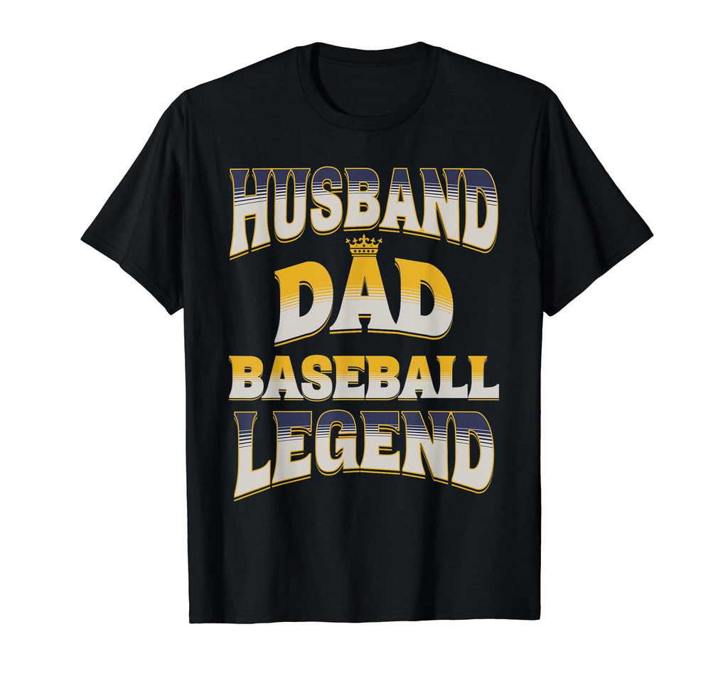 Husband Dad Baseball Legend Ventage T-Shirt - Aesthetic Graphic Men Women - T-Shirt, Sweatshirt, Hoodie
