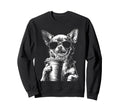 Chihuahua Drinking Iced Coffee Funny Sweatshirt - Unique Graphic Unisex - T-Shirt, Sweatshirt, Hoodie