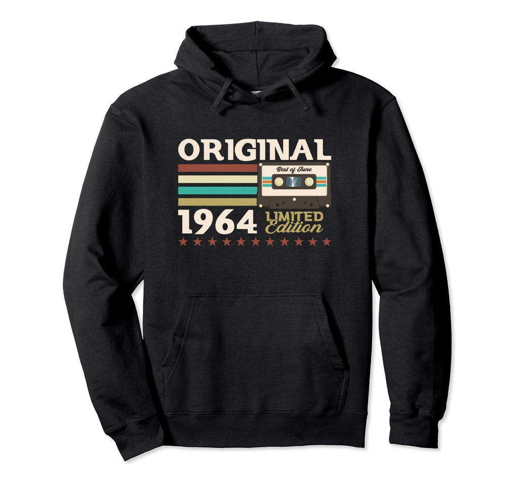 60Th Birthday June 1964 Cassette Gifts Hoodie - Streetwear Style for Adults - T-Shirt, Sweatshirt, Hoodie