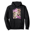 Salty And Proud Scottish Fold Kitten Hoodie - Novelty Apparel Men Women - T-Shirt, Sweatshirt, Hoodie