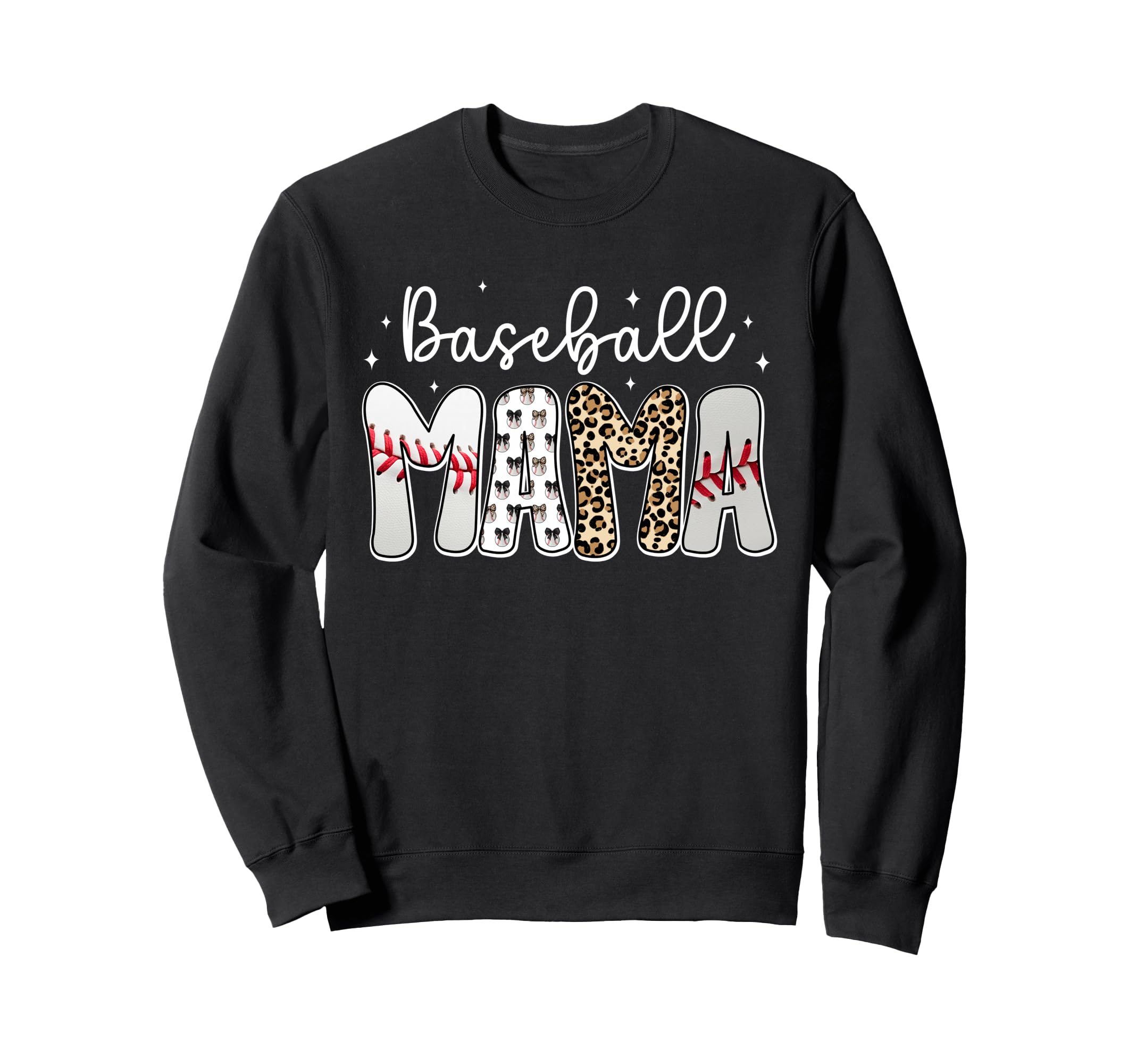 Baseball Mama Game Day Funny Baseball Sweatshirt - Trendy Graphic Unisex - T-Shirt, Sweatshirt, Hoodie
