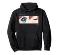 Anime Eyes Japan Culture Art Japanese Hoodie - Minimalist Print Unisex - T-Shirt, Sweatshirt, Hoodie