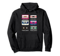 80S Rock Cassettes Rock Cassettes Tapes Hoodie - Novelty Apparel Men Women - T-Shirt, Sweatshirt, Hoodie